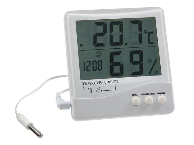 Termo-Higrômetro Digital com Sensor Externo de Temperatura