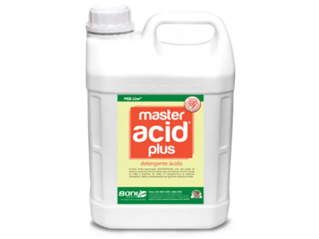Detergente Ácido Concentrado Master Acid Plus 5L