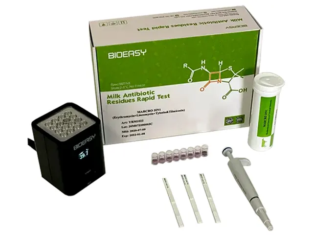 Teste Rápido Resíduos de Antibióticos Macrolídeos Macro 3IN1