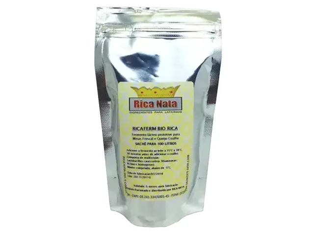Fermento Bio Protetor para Queijo Coalho Bio Rica 100 Litros