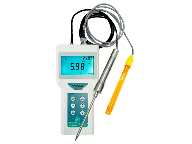 Medidor de pH Portátil Classic Lab com Eletrodo de pH para Líquidos PY-41