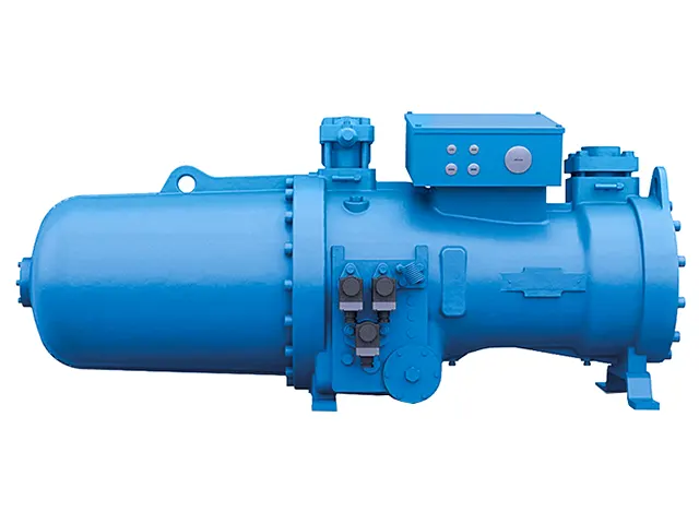 Compressor de Parafuso Semi-Hermético Compacto CX Água UL 199 m³/h