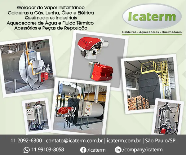 ICATERM AQUECEDORES CALDEIRAS QUEIMADORES E GERADORES DE VAPOR LTDA