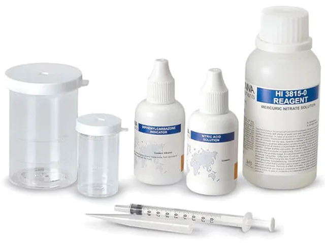 Teste Kit Cloreto 0-100 / 0-1000 mg/l 110 Testes HI3815