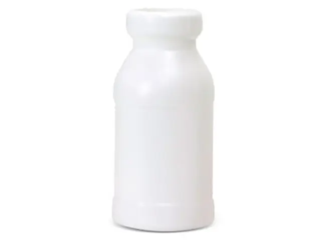 Frasco 140g Rígido PEAD para Iogurte e Bebida Láctea Vedado com Selo de Alumínio