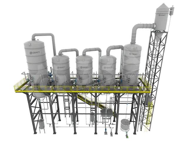 Sistema de Evaporação Usina de Etanol 40.000 L/h
