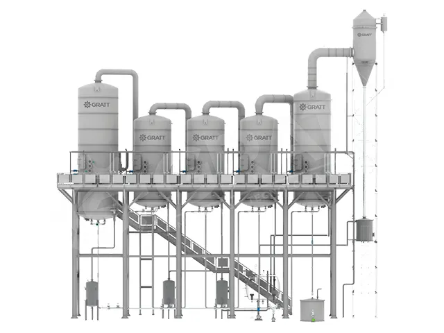 Sistema de Evaporação Usina de Etanol 100.000 L/h