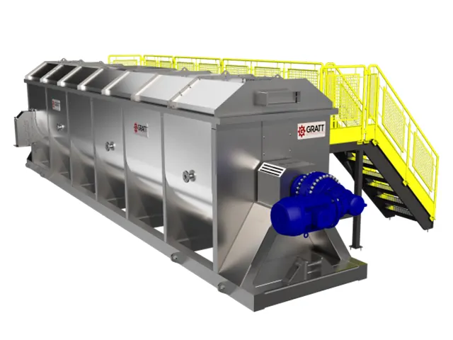Secador e Sistema de Secagem Térmica Resíduos Sanitários e Industriais 3,7 a 10 T/H