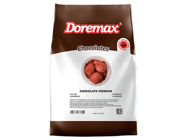 Saborizante em Pó Doremax Chocolate Premium para Sorvetes 8Kg