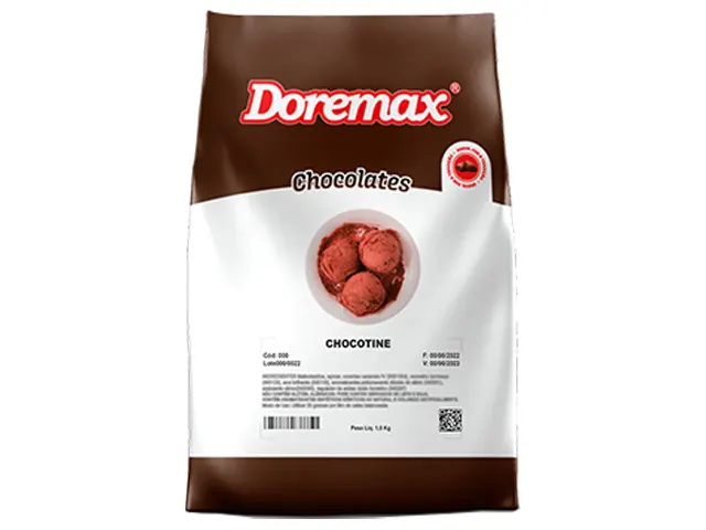 Saborizante em Pó Doremax Chocotine para Sorvetes 8Kg