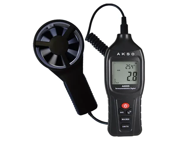 Termoanemômetro Digital com Sensor Externo AK835