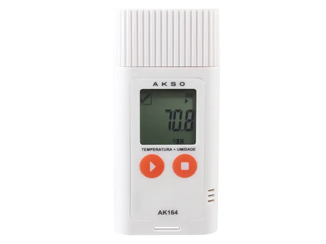 Datalogger de Temperatura e Umidade USB Resistente à Água AK164