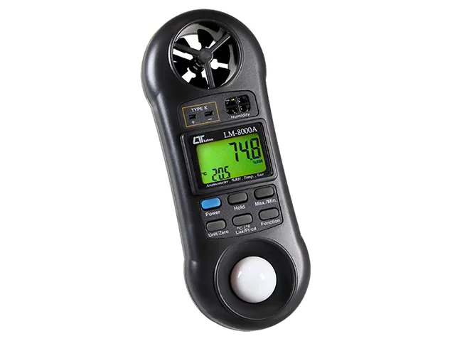 Luxímetro Digital com Termo-Higroanemômetro LM8000