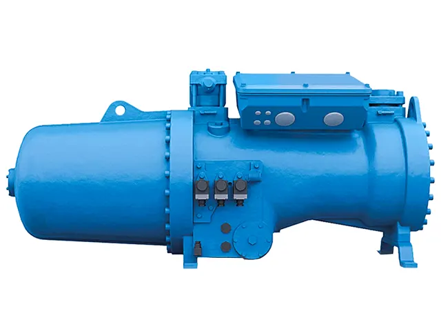 Compressor de Parafuso Semi-Hermético Compacto CX Água UL 428 m³/h