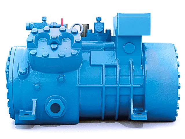 Compressor de Pistão Semi-Hermético CO₂ Transcrítico 4.4 m³/h