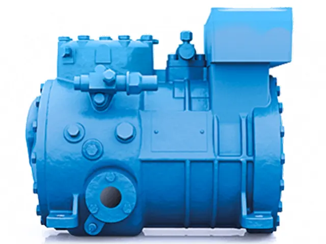 Compressor de Pistão Semi-Hermético ATEX HFO HFC 4 m³/h