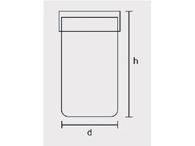 Cristalizador Redondo sem Bico com Tampa 100 X 250 mm Laborglas