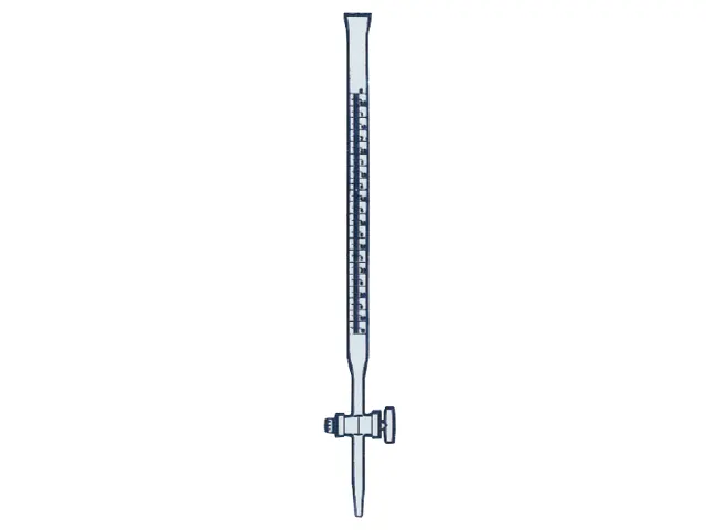 Bureta Graduada Torneira com Rosca de Vidro 5 ml DiogoLab