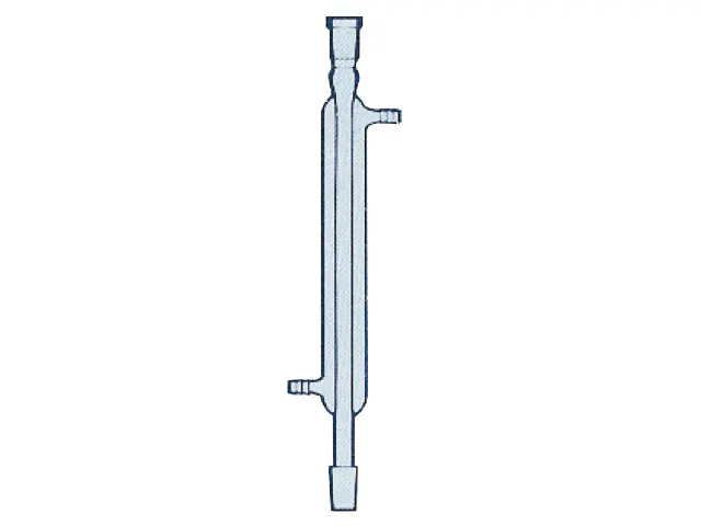 Condensador Reto Liebig 2 Juntas Esmerilhadas Macho e Fêmea Intercambiáveis 450 mm DiogoLab