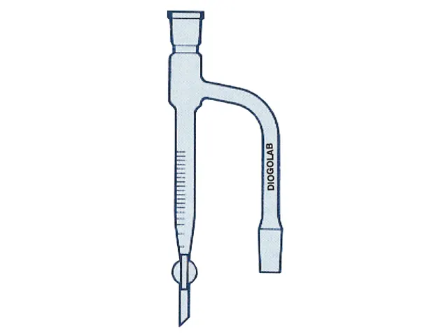 Dean Stark Trap para Destilação 2 Juntas Esmerilhadas Intercambiáveis 15 ml DiogoLab