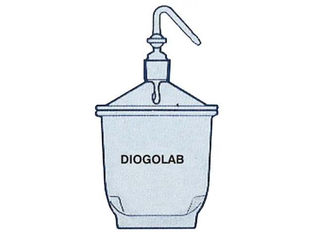 Dessecador com Torneira e Juntas Esmerilhadas Intercambiáveis 160 mm DiogoLab