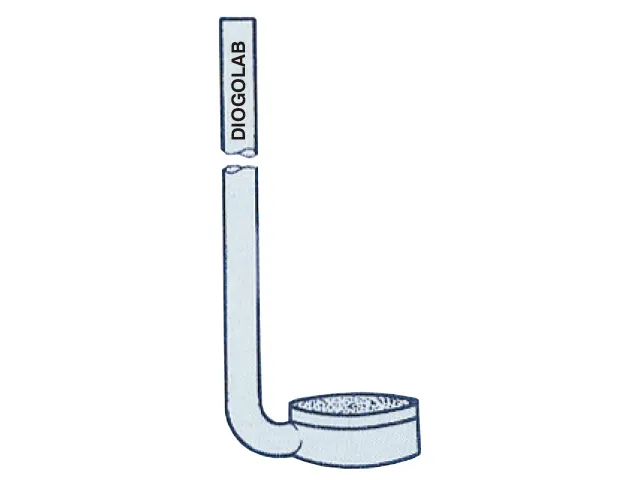 Dispensor de Gases em Líquidos com Placa Porosa Média 2 mm DiogoLab