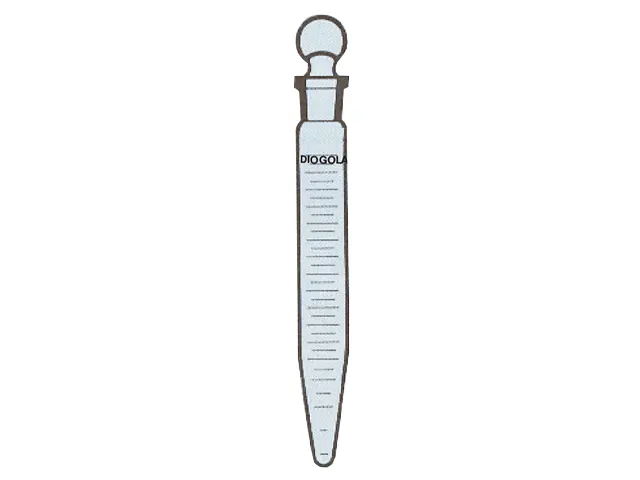 Tubo Centrífuga Cônico Rolha Vidro Esmerilhada Graduado 35 ml DiogoLab