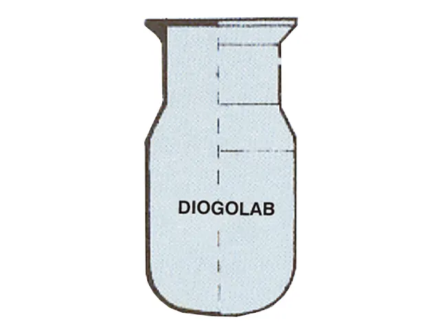 Fundo Reator Cilíndrico 500 ml DiogoLab