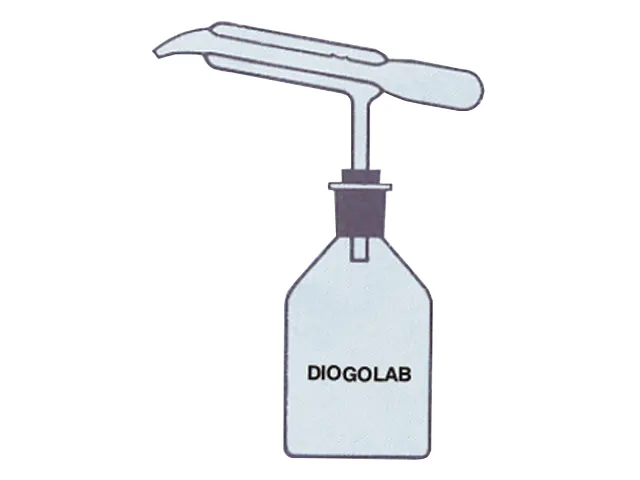 Pipeta Automática Branco Bico de Papagaio 1ml e Frasco com Rolha de Borracha 250ml DiogoLab