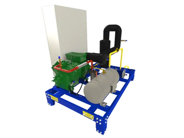 Unidade Monocompressor Industrial Alta Temperatura R-404A MCA 33.088 kcal/h