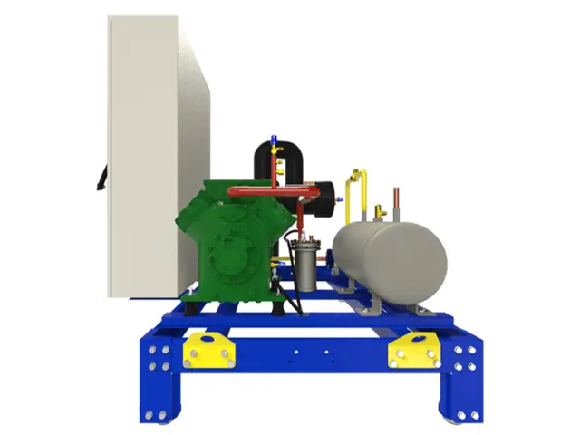 Unidade Monocompressor Industrial Alta Temperatura R-404A MCA 33.088 kcal/h