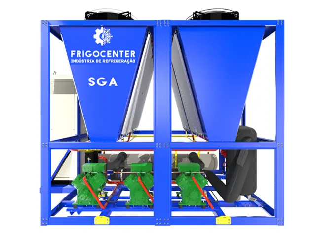 Skid Multicompressor Industrial Alta Temperatura R-404A SGA 63.519 kcal/h