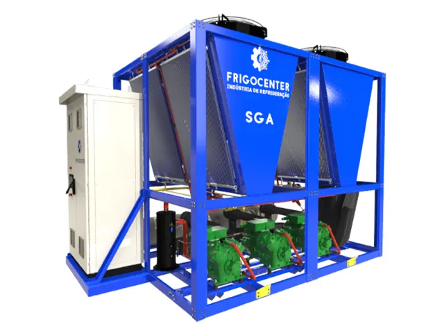 Skid Multicompressor Industrial Alta Temperatura R-404A SGA 310.063 kcal/h