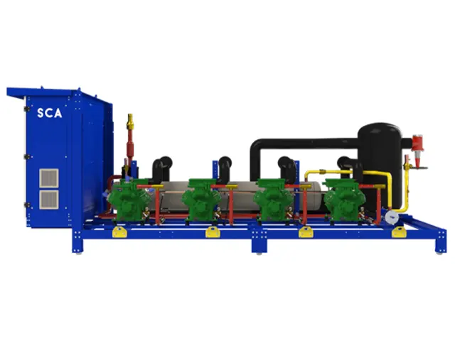 Skid Multicompressor Industrial Alta Temperatura R-404A SCA 66.159 Kcal/h