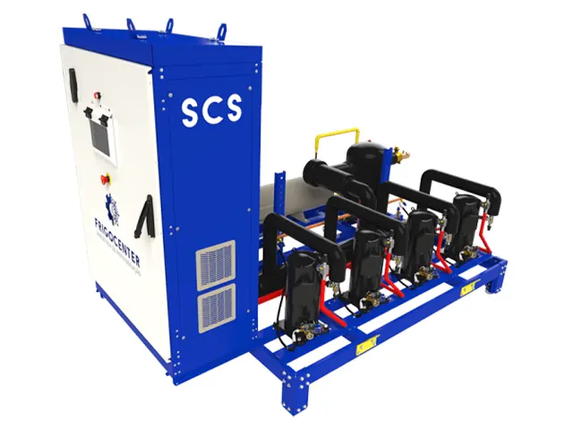 Skid Multicompressor Industrial Média Temperatura SCS