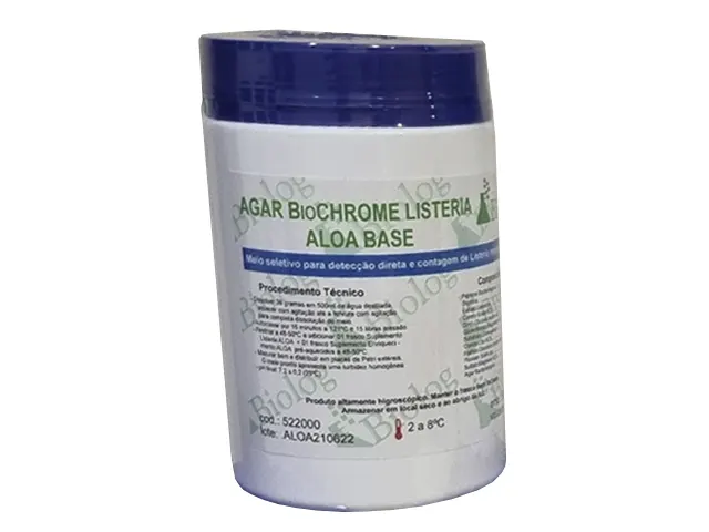 Agar BioChrome Listeria ALOA Base Cromogênico BIOLOG 500g