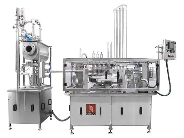 Envasadora de Nata DELGO 6.000 un/h