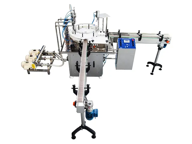 Envasadora Automática Rotativa para Garrafas de Iogurte 2.200 un/h