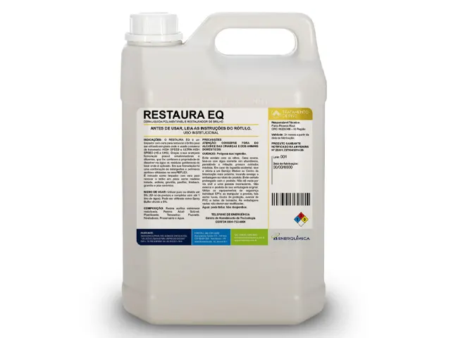 Cera Liquida Polimentável e Restaurador de Brilho RESTAURA EQ 250ml