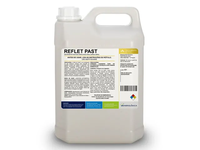 Detergente Pastoso Perfumado para Limpeza Geral REFLET PAST 20L