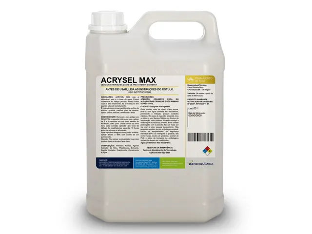 Selador Impermeabilizante para Pisos de Área Interna e Externa ACRYSEL MAX 5L