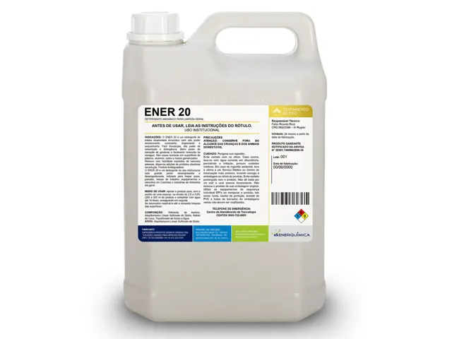 Detergente Amoníaco para Limpeza Geral ENER 20 250ml