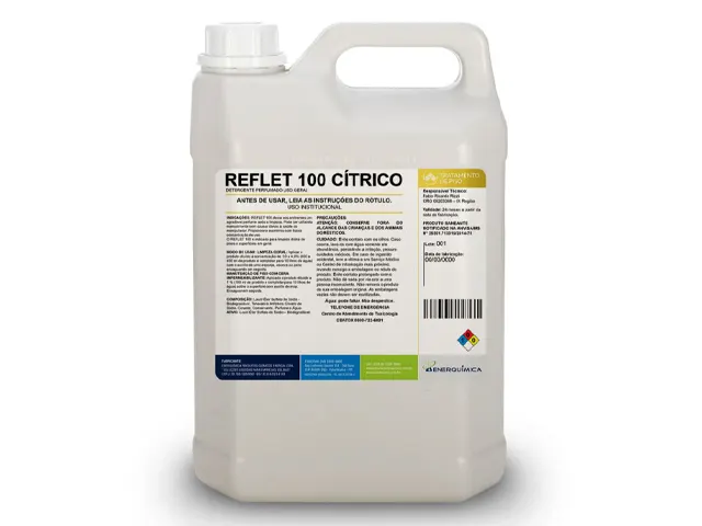 Detergente Perfumado Uso Geral REFLET 100 CITRICO 250L