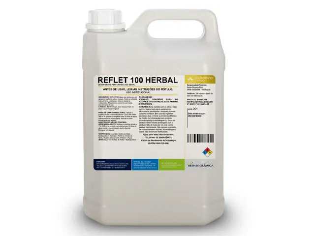 Detergente Perfumado Uso Geral REFLET 100 HERBAL 250ml