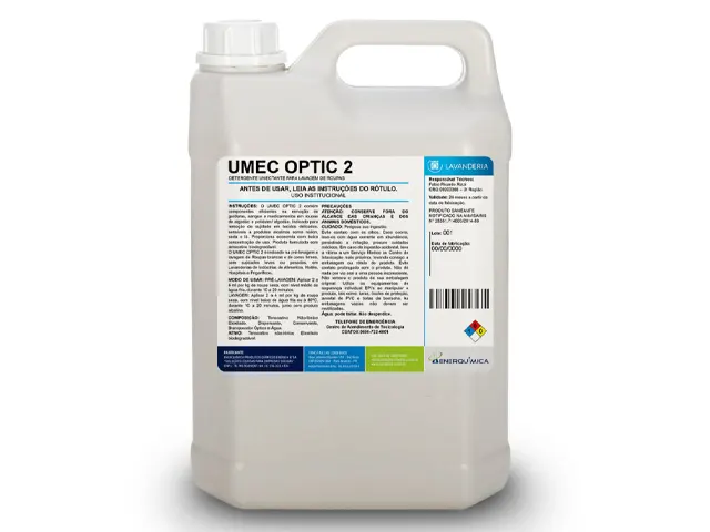 Detergente Umectante para Lavagem de Roupas UMEC OPTIC 2 Lavanderia 20L