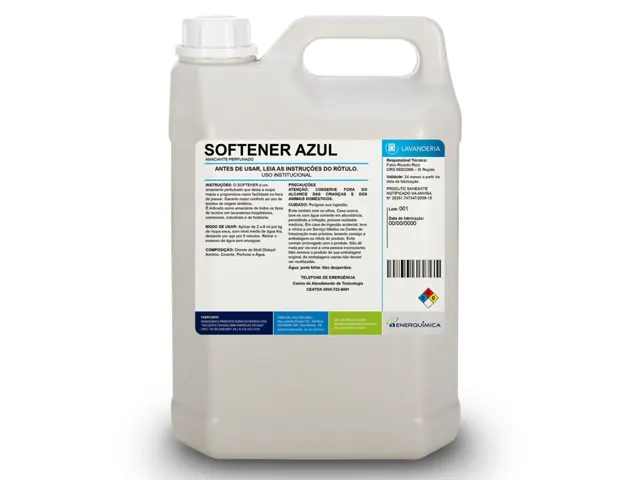 Amaciante Acidulante Perfumado para Roupas SOFTENER AC AZUL 20L