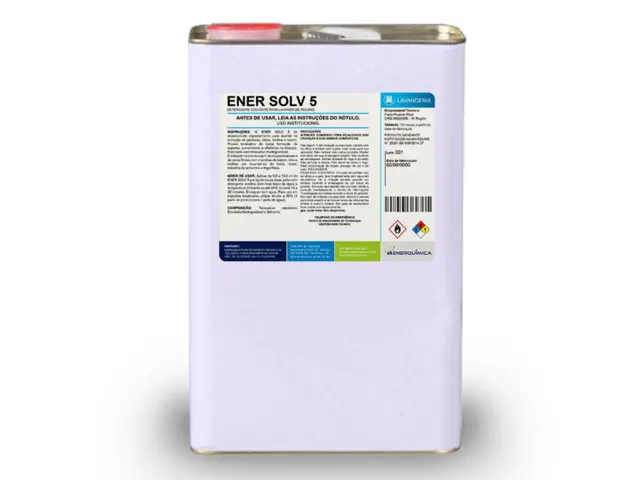 Detergente Solvente para Lavagem de Roupas ENER SOLV 5 1L