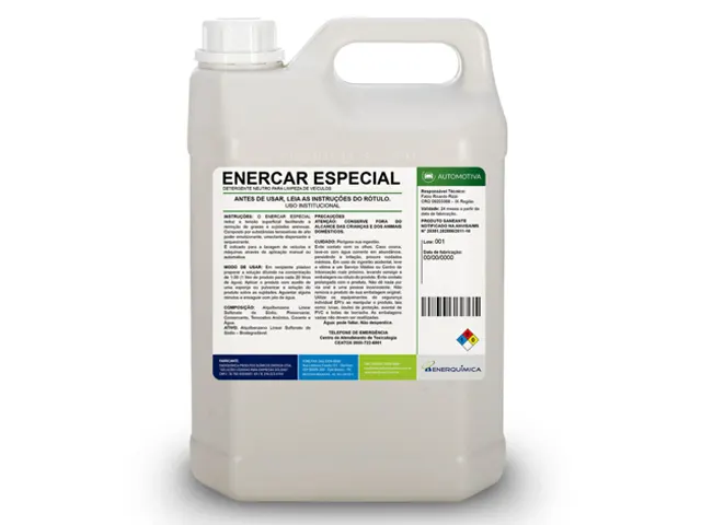 Detergente Neutro para Limpeza de Veículos ENERCAR ESPECIAL 5Kg