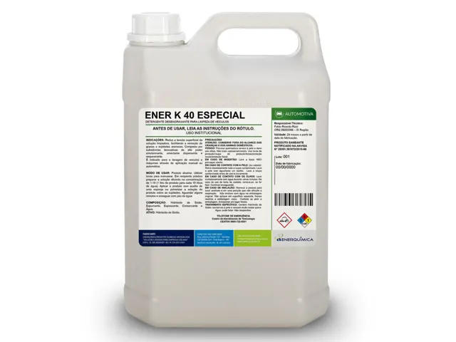 Detergente Desengraxante para Limpeza de Veículos ENER K 40 ESPECIAL 55Kg