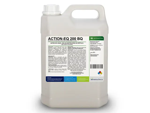 Desinfetante Perfumado Especial para Banheiro Químico ACTION EQ 200 BQ 1L